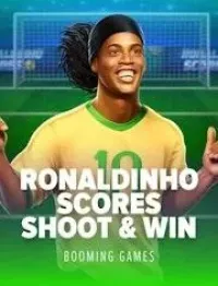 ronaldinho scores shoot win logo